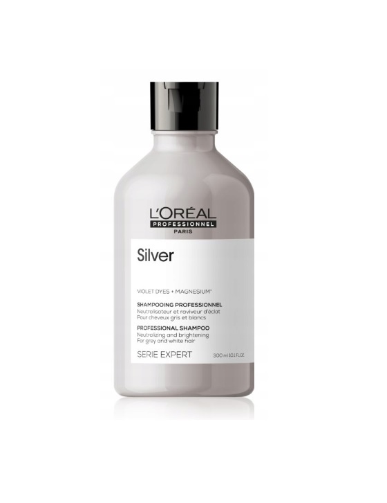 L'Oreal Professionnel, Silver, Szampon do włosów rozjaśnionych lub siwych, 300ml